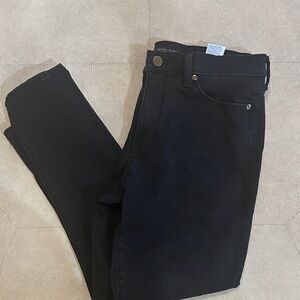 Banana Republic Black Skinny Jeans mid rise 30 S
